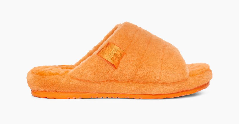 Ugg Slipper Mens - Ugg Fluff You Orange - 235TZVNQW